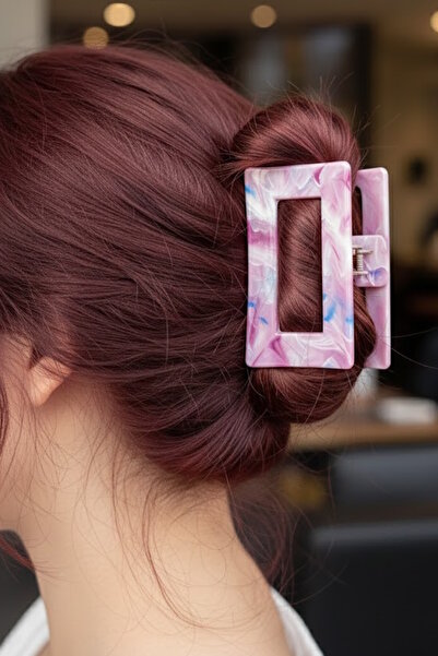 CAŞ DEKORASYON Cataramă de blocare osoasă cu model de marmură de culoare violet