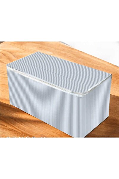 AYHOME Gri Rek Çizgili Mega Boy Yorgan Hurç Koyu Renkli Hurc Kutu Sandik Tipi Hurç