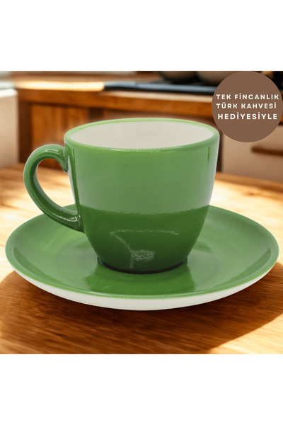 Tulü Porselen Tulu Porselen Luna 6 Kişilik Porselen Fincan Takımı