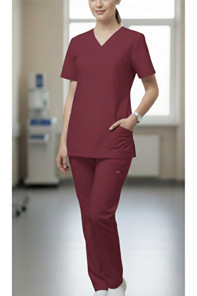 Med Online Women Lycra Surgical Suit Gown Uniform With Different Colors Docto...