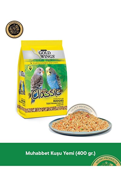 Gold Wings Classic Muhabbet Kuşu Yemi 400 gr