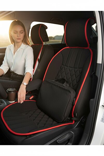 Cartex Oto Koltuk Minderi Kılıfı Ortopedik Kalın Süngerli Ön 2 Koltuk Siyah Bej Mavi Kırmızı Bordo