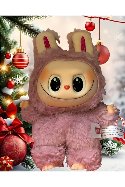 OEM Labubu Labubu Plush Toy "Exciting Macarons" – Lychee Berry - Pink