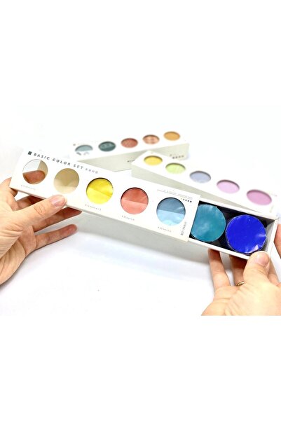 Padme studio Lux Washi Tape 8’li Desenli Kağıt Bant — Rainbow