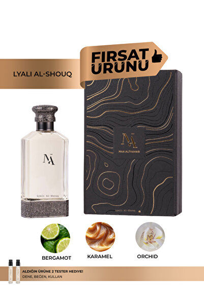 Maa Althahab Lyali Al-Shouq EDP 80ML Unisex Meyvemsi Vanilya Kokusu