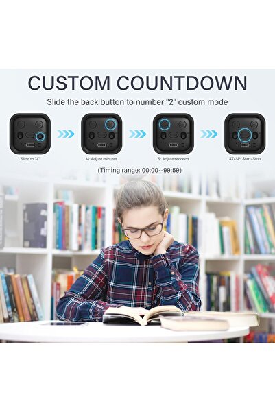 fulina مؤقت بومودورو دوار، مؤقت قلاب لزيادة إنتاجية المكتب، ساعة توقيت العد التنازلي على شكل مكعب أدوات، للعمل والدراسة