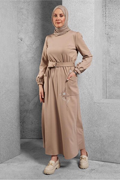 Alvina Sash Detailed Dress 42434