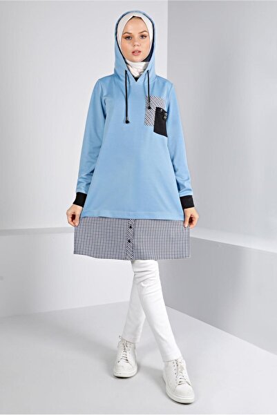 Alvina με κουκούλα ΚΑΡΟ ΠΟΥΚΑΜΙΣΟ ΤΟΥΝΙΚ 43358