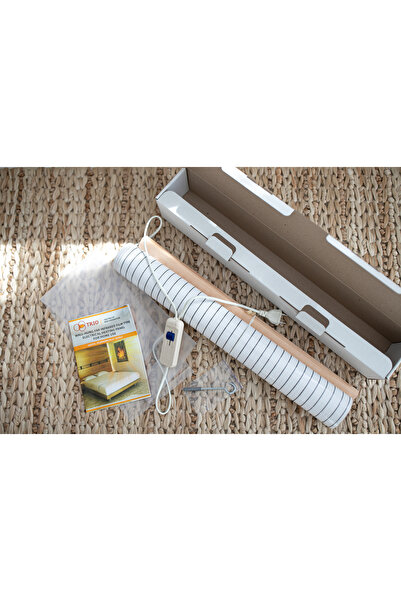 Trio Panou radiant electric decorativ TRIO, incalzire cu infrarosu 430W, model semineu, 100 x 57 cm