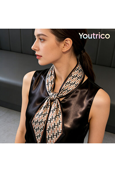 Youtrico وشاح طويل قطري 147 سم، مناسب لجميع المواسم، وشاح متعدد الاستخدامات و...