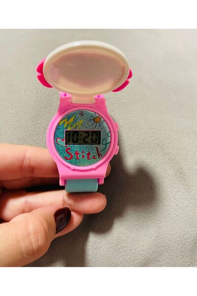 OEM Ceas digital copii Angel mov - Lilo & Stitch