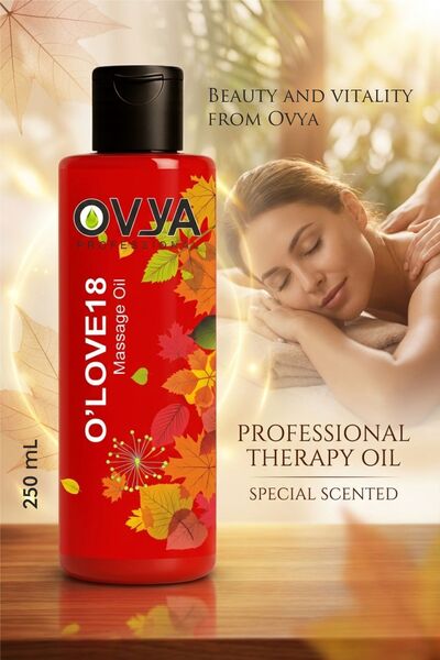 ovya Aromaterapi Çilek Vanilya O’Love18 Naturel Masaj Yağı