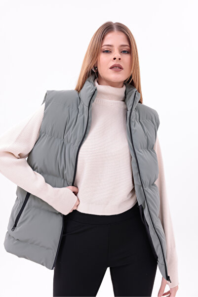 Royalside Жіночий зелений надувний жилет Mint Nova Fabric