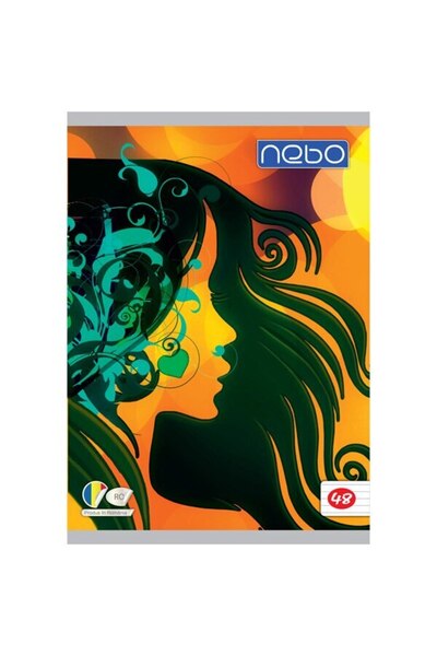 NEBO Caiet A4 DICTANDO 65-70 g/mp 48 file Premium , Girl Abstract , Robentoys