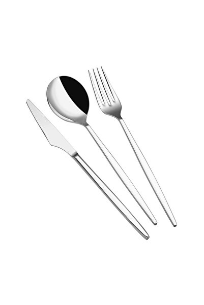 Arsel Teos Sade 16 Parça 4 Kişilik Çatal Kaşık Bıçak Takımı Günlük Kullanım Seti 304 Kalite