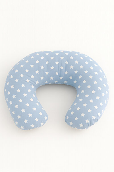 Jaju Baby Μαξιλάρι Θηλασμού με Σχέδιο Μπλε Αστέρι - Μαξιλάρι Στήριξης
