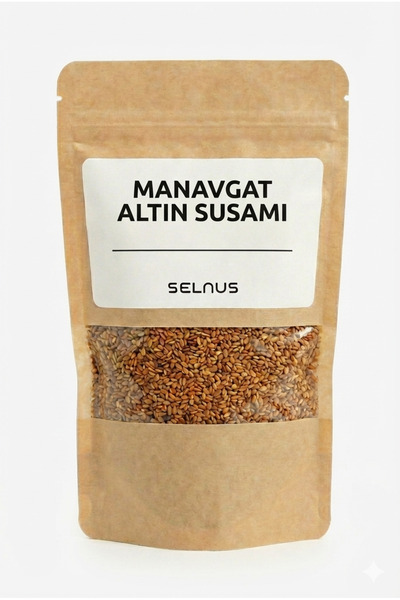 SELNUS Manavgat Altın Susamı 500 Gr - Kavrulmamış Doğal Çiğ Susam - %60 Yükse...