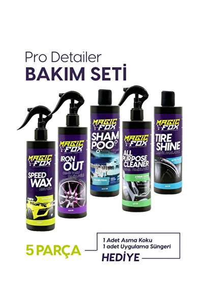 Magicfox Pro Detailer Box oto bakım ve temizlik seti