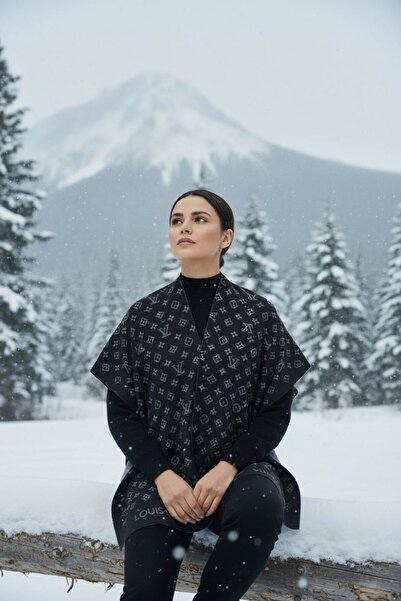 Onur Παντζό - Πλεκτά από υφαντό ύφασμα Τεσσάρτοπολιτιστικό Παντζό Χειμερινό ζεστό εξωτερικό ένδυμα Ποιοτικό κατάστημα μόδας