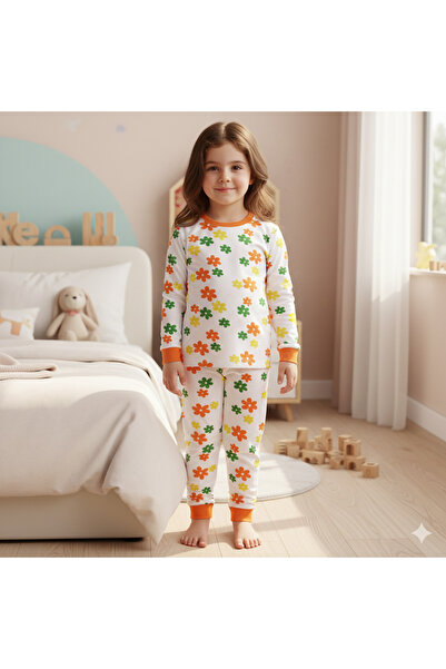 N@zence Kız Çocuk Pamuklu Pijama Takımı