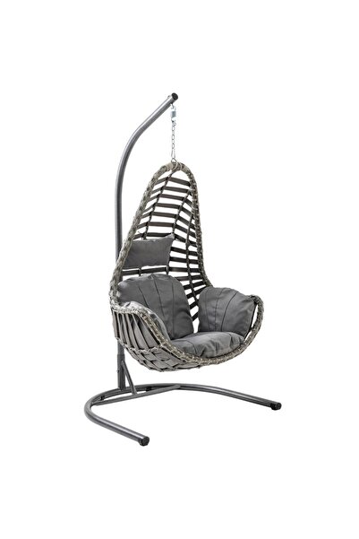 Capri Swing Milas Tekli Rattan Bahçe Salıncağı | Balkon Salıncağı