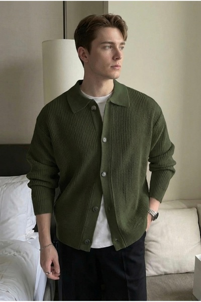 Tarz Cool Ζακέτα με κανονική εφαρμογή με λεπτομέρεια κουμπιού