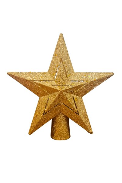 Fatio زينة شجرة عيد الميلاد الدوارة LED ثلاثية الأبعاد على شكل نجمة ذهبية لام...