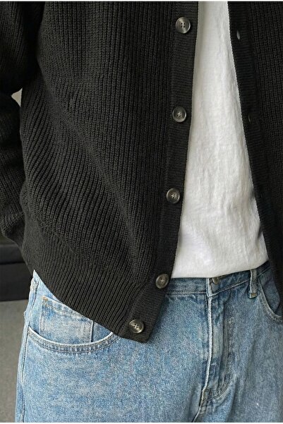 Tarz Cool Ζακέτα με κανονική εφαρμογή με λεπτομέρεια κουμπιού