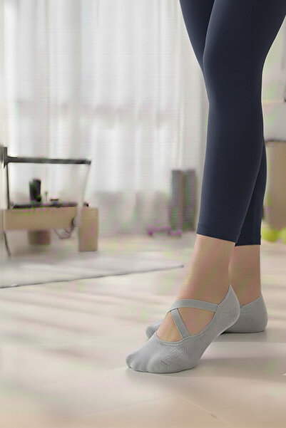 Umel Tekstil Women's Pilates Socks ◆   Cotton Non-Slip Silicone Base ◆   Yoga...