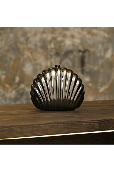 Shopendy Deniz Kabuğu Formunda Metalik Zincir Detay Çanta