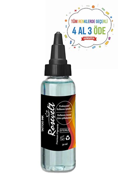 ROSEVELT Dövme Boyası Rainbow Tattoo Ink Mixing Seyrelteme Sıvısı 30 ml