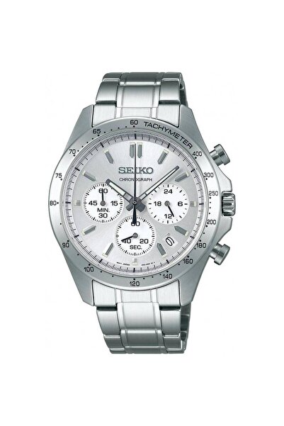 Seiko SBTR009 Time Saat Garantili Chronograph Tachymeter 10 Atm Suya Dayanıklı Metalik Renk Erkek Ko