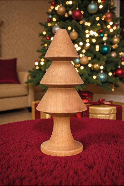 AsilAksesuar Doğal Masif Ahşap Naturel Dekorasyon Aksesuar Obje Biblo Yılbaşı...