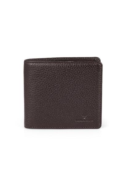 Daniel Klein DKL0845-3 Виготовлений з натуральної шкіри коричневий чоловічий гаманець та картка