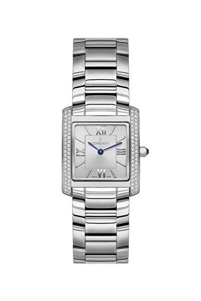 Essence ES6917FE.330 Taşlı Tasarım Kare Kadranlı Çelik Kordon Çelik Kasa 5 AT...