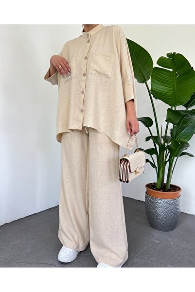 HİJABAYA Σετ πουκάμισο με μισό μανίκι με διπλή τσέπη