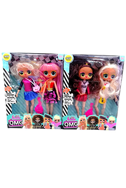 SUDESA OYUNCAK GİRL OYUNCAK 4'LÜ LOL OMG BEBEK SETİ 25 CM ( EKLEMLİ )