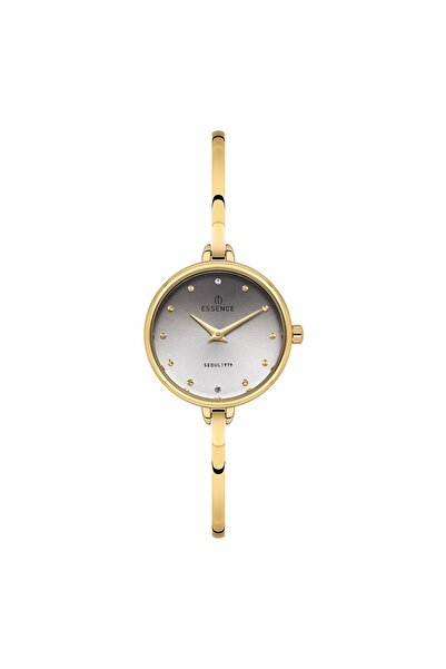 Essence D1242.140 Stone Design Metal Band Metal Case 3 Atm Water Resistant Gold Color Women's Wristwatch