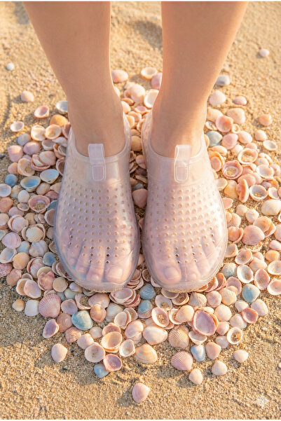 StWenn Sandale unisex cu talpă anti-alunecare transparentă pentru mare și piscină - pantofi de plajă eleganti pentru rafting