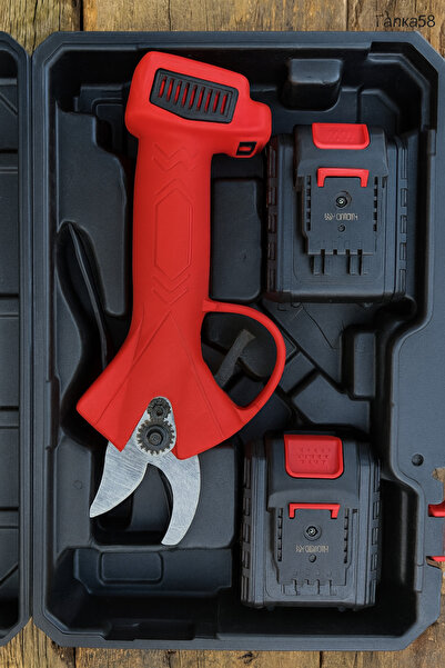 Generic 48V Electric Pruning Shears 2Pack Cordless Battery Powered Tree Pruner 30mm Cutting Blades