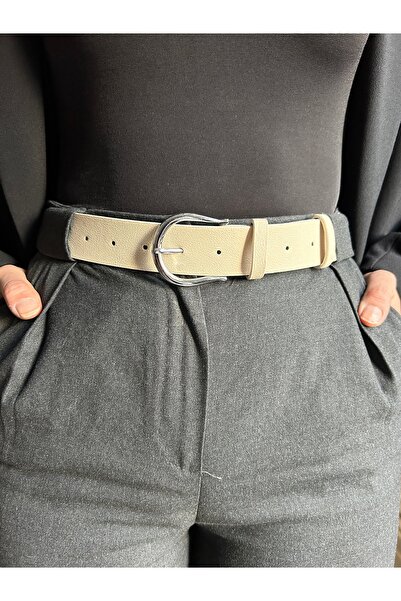 LİA KEMER حزام نسائي كلاسيكي منقوش بإبزيم فضي، حزام للسترة، حزام للملابس، حزا...