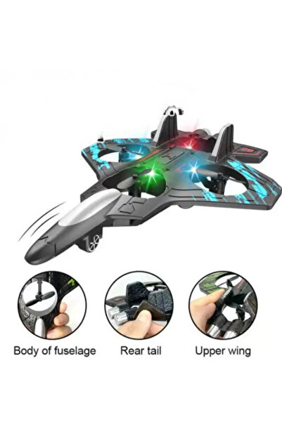 MuditaToys 4 Motorlu Yerçekimi Sensörlü Uzaktan Kumandalı DRON Jet Oyuncak Ep...