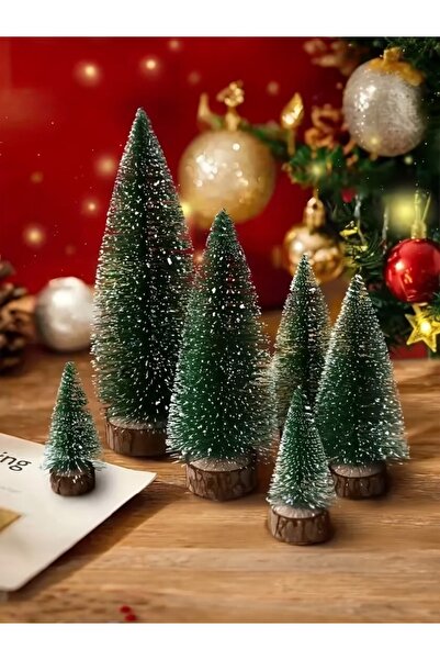 Yenigeldi 3'lü (1 Adet 20 cm ve 2 Adet 15 cm )Yılbaşı Ağacı, Çam Ağacı, Mini Çam Ağacı (LEDSİZ)