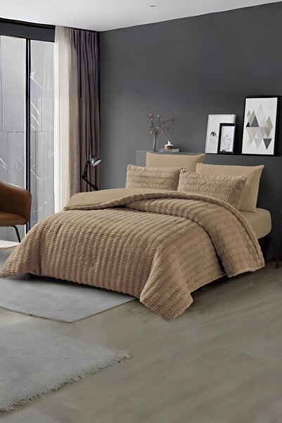 Roya home Battal Boy 6 Parça Peluş Uyku Seti