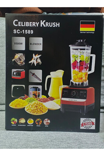 Generic Celibery Krush 8500W Power Blender with 2L Jar, Ice Crush, Smoothie & Coffee Grinder SC-1589