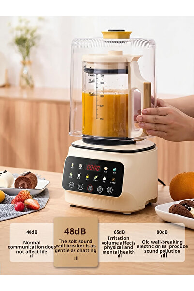 Generic DENX Smart Touch Blender & Soup Maker with 1.5L Glass Jar, Hot & Cold Blending DX2072