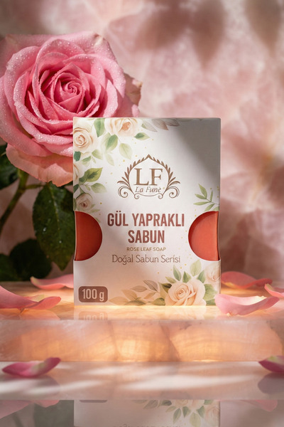 Lafune Gül Yapraklı Doğal Sabun – Nemlendirici Canlandırıcı Sıkılaştırıcı Yüz...