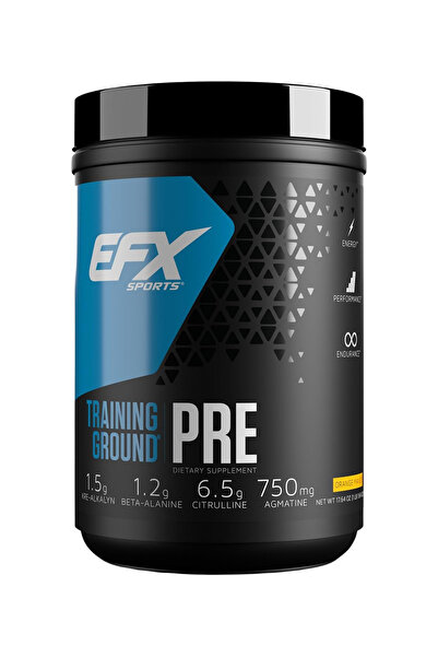 EFX Sports اي اف اكس سبورتس ترينينج جرواند بري ما قبل التمرين بنكهة برتقال وم...