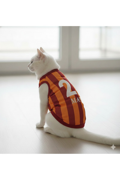 PuluPulu 🐱 🐶 İSİM ve RAKAM Yazilabilen Kedi ve Köpek Taraftar Forması