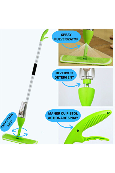 BLUMA Flat Mop with Sprayer and Tank – Efficient Cleaning, Without a Bucket, on Any Surface